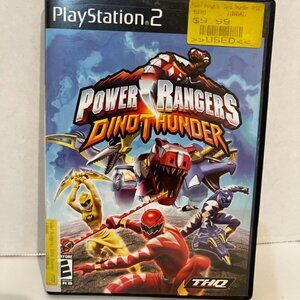 Power Rangers Dino Thunder Playstation 2 PS2, Complete w Manual, Tested